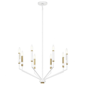Armand - 8 Light Medium Chandelier In Contemporary Style-20.25 Inches Tall and 26.25 Inches Wide - 1146295