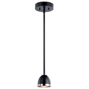 Baland - 1 LED Mini Pendant In Mid-Century Modern Style-4.25 Inches Tall and 5.5 Inches Wide