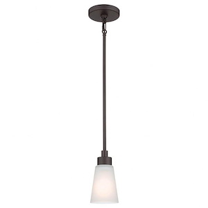 Erma - 1 Light Mini Pendant In Updated Traditional Style-7.5 Inches Tall
