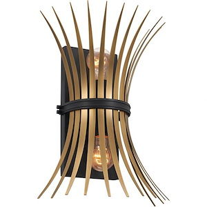 Baile - 2 Light Wall Sconce In Homestead Style-16.25 Inches Tall and 8 Inches Wide - 1116946