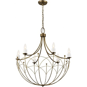 Topiary - 6 Light Medium Chandelier In Homestead Style-30.25 Inches Tall and 28.25 Inches Wide