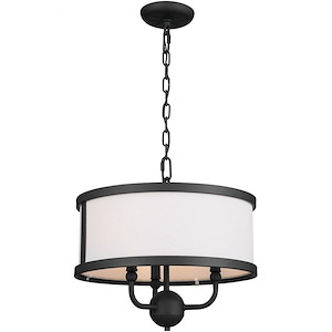 Heddle - 3 Light Convertible Chandelier In Homestead Style-13.25 Inches Tall and 15.5 Inches Wide
