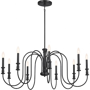 Karthe - 9 Light Large Chandelier In Homestead Style-19.25 Inches Tall and 42 Inches Wide - 1116955