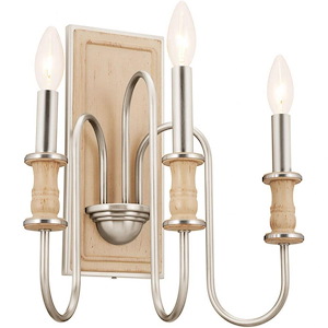 Karthe - 3 Light Wall Sconce In Homestead Style-14.5 Inches Tall and 9.5 Inches Wide