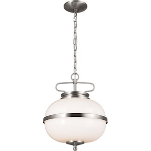 Opal - 2 Light Pendant In Homestead Style-15.25 Inches Tall and 12.25 Inches Wide