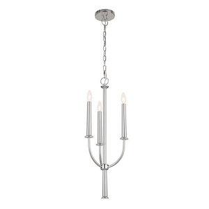 Florence - 3 Light Chandelier In Traditional Style-28.5 Inches Tall and 11.25 Inches Wide - 1284137