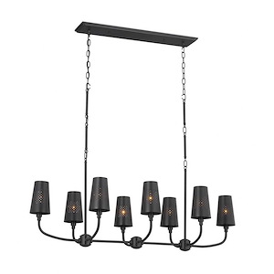 Adeena - 8 Light Chandelier In Traditional Style-18 Inches Tall and 20.75 Inches Wide - 1284179