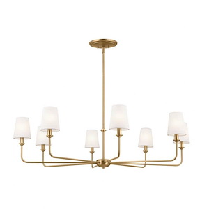 Pallas - 8 Light Chandelier In Traditional Style-15.75 Inches Tall and 42.75 Inches Wide