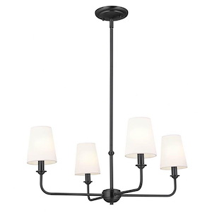 Pallas - 4 Light Chandelier In Traditional Style-13.75 Inches Tall and 25 Inches Wide