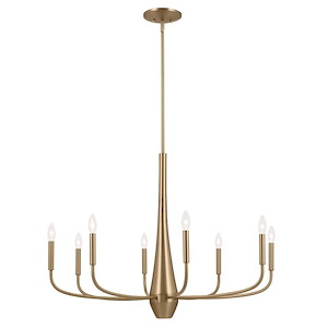 Deela - 8 Light Chandelier-27 Inches Tall and 36 Inches Wide - 1292548