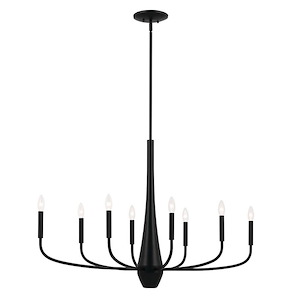 Deela - 8 Light Chandelier-27 Inches Tall and 18.5 Inches Wide
