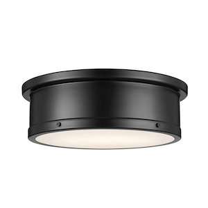 Serca - 3 Light Flush Mount In Traditional Style-5.75 Inches Tall and 18 Inches Wide