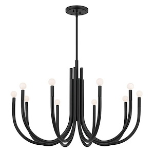 Odensa - 10 Light Chandelier-27.25 Inches Tall and 40.25 Inches Wide - 1292554