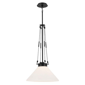 Albers - 1 Light Pendant-31.25 Inches Tall and 18.25 Inches Wide