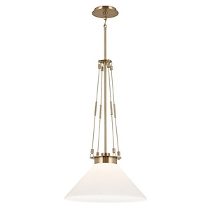 Albers - 1 Light Pendant-31.25 Inches Tall and 18.25 Inches Wide - 1292570