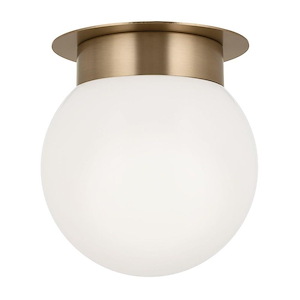 Albers - 1 Light Flush Mount-8.5 Inches Tall and 8 Inches Wide