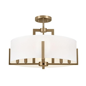 Malen - 8 Light Semi-Flush Mount-14.5 Inches Tall and 20 Inches Wide - 1292577