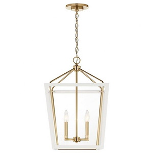 Delvin - 4 Light Pendant In Traditional Style-24 Inches Tall and 16 Inches Wide