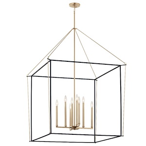 Eisley - 8 Light 2-Tier Pendant-50 Inches Tall and 34.75 Inches Wide - 1335296