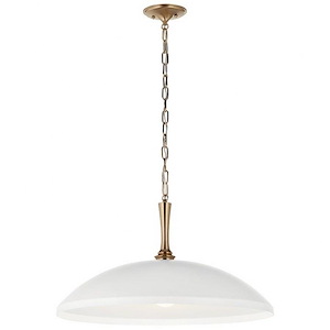 Delarosa - 1 Light Pendant In Traditional Style-12.75 Inches Tall and 24.25 Inches Wide - 1328498