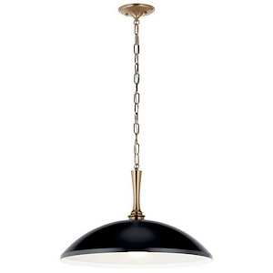 Delarosa - 1 Light Pendant In Traditional Style-12.25 Inches Tall and 20.25 Inches Wide