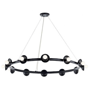 Palta - 12 Light Chandelier In Modern Style-4.25 Inches Tall and 42 Inches Wide