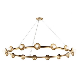 Palta - 15 Light Chandelier In Modern Style-4.25 Inches Tall and 50 Inches Wide