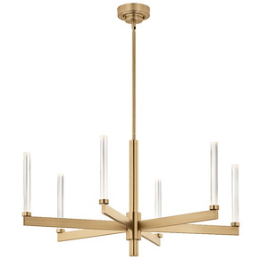 Sycara - 243.6W 6 LED Chandelier-20 Inches Tall and 36.25 Inches Wide - 1335404