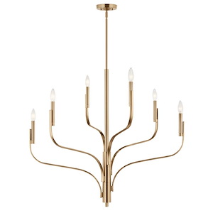 Livadia - 6 Light Chandelier-33 Inches Tall and 36.25 Inches Wide