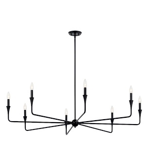 Alvaro - 8 Light Chandelier-23.25 Inches Tall and 50 Inches Wide