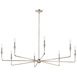 Alvaro - 8 Light Chandelier-23.25 Inches Tall and 50 Inches Wide - 1335388