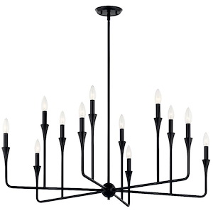 Alvaro - 12 Light Chandelier-20 Inches Tall and 39.75 Inches Wide