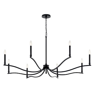 Malene - 8 Light Chandelier-25 Inches Tall and 52 Inches Wide - 1335308