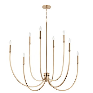 Malene - 8 Light Chandelier-43.5 Inches Tall and 45.25 Inches Wide - 1335325
