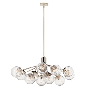 Silvarious - 12 Light Chandelier-17.75 Inches Tall and 26.75 Inches Wide - 1335326