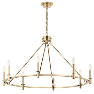 Carrick - 8 Light Chandelier-23.75 Inches Tall and 40.75 Inches Wide