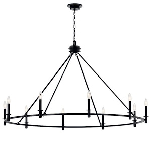 Carrick - 10 Light Chandelier-31 Inches Tall and 54.25 Inches Wide - 1335389