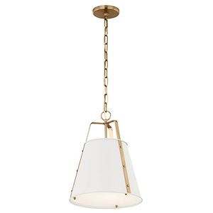Etcher - 1 Light Pendant-17 Inches Tall and 13 Inches Wide