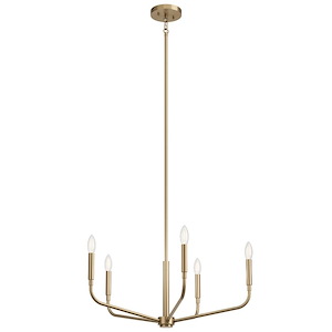Madden - 5 Light Chandelier-17 Inches Tall and 26 Inches Wide - 1335281
