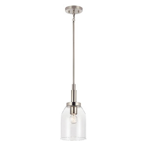 Madden - 1 Light Mini Pendant-15 Inches Tall and 7 Inches Wide