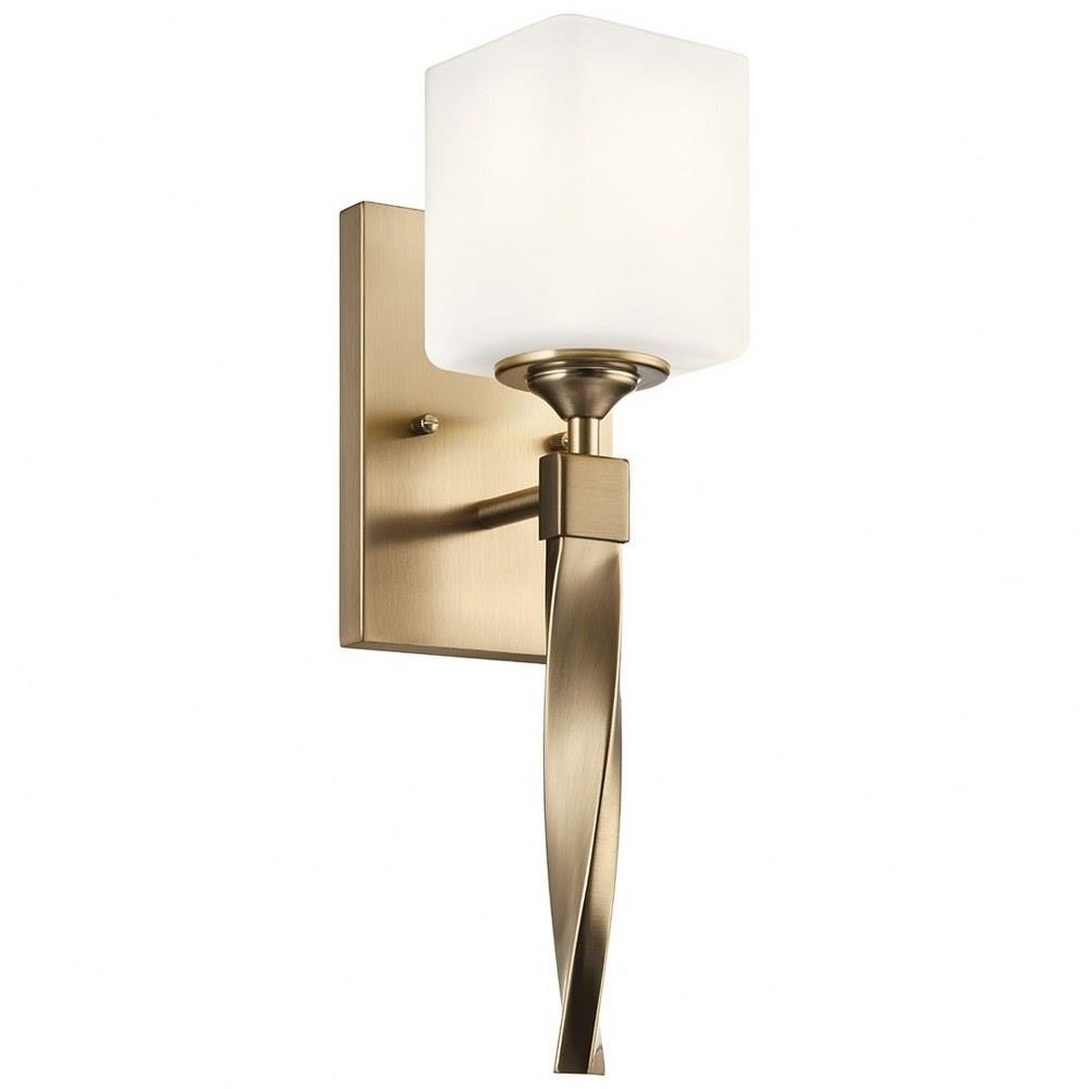 Kichler Lighting 55000 Marette - 1 light Wall Bracket - with Soft Contemporary inspirations - 16.25 inches tall by 5 inches wide