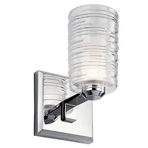 Giarosa - 1 Light Wall Sconce In Soft Contemporary Style-10 Inches Tall and 5.75 Inches Wide