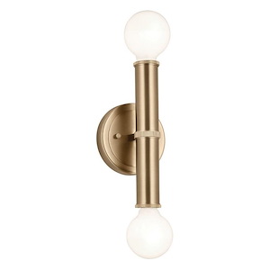 Torche - 2 Light Wall Sconce-9.75 Inches Tall and 5 Inches Wide