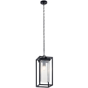 Mercer - 1 Light Outdoor Hanging Pendant - with Transitional inspirations - 21 inches tall by 9 inches wide - 1018183