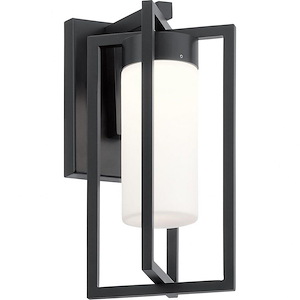 Drega - 1 LED Outdoor Medium Wall Mount In Contemporary Style-14 Inches Tall and 5.3 Inches Wide