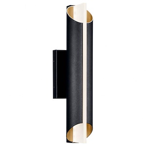 Astalis - 17.83W LED Outdoor Large Wall Mount In Contemporary Style-20.75 Inches Tall and 4.75 Inches Wide