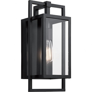 Goson - 1 Light Outdoor Medium Wall Mount In Transitional Style-16 Inches Tall and 8 Inches Wide - 1216564