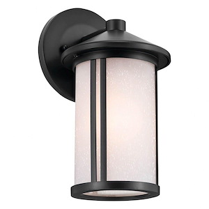 Lombard - 1 Light Outdoor Small Wall Mount In Industrial Style-10.5 Inches Tall