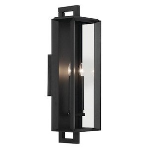 Kroft - 2 Light X-Large Outdoor Wall Mount In Traditional Style-28 Inches Tall and 9 Inches Wide - 1314443