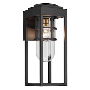 Hone - 1 Light Medium Outdoor Wall Mount In Industrial Style-18 Inches Tall and 7 Inches Wide - 1314445
